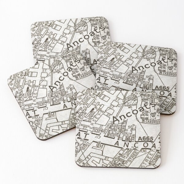 Item preview, Great Ancoats St,Manchester, North West map designed and sold by Local gifts from HotpixUK .