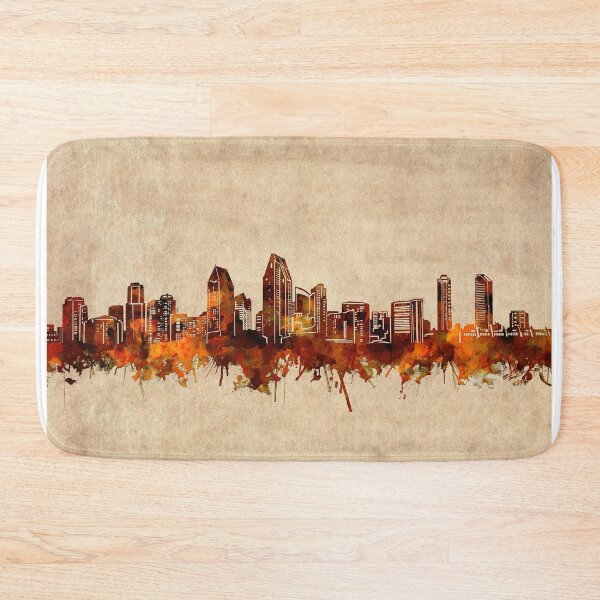 Item preview, san diego skyline vintage designed and sold by BekimART2.