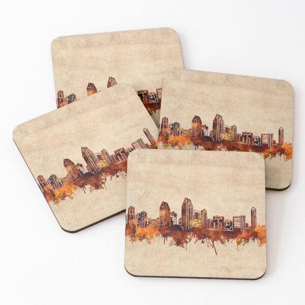 Item preview, san diego skyline vintage designed and sold by BekimART2.