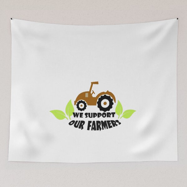 Item preview, We Support Our Farmers Sticker designed and sold by Shop us .