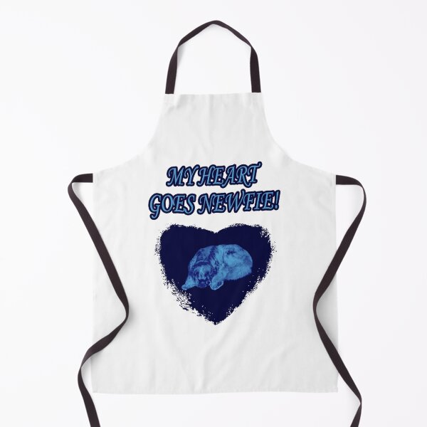Item preview, Newfoundland Dog Heart Goes Newfie Blue designed and sold by Moonyflower.