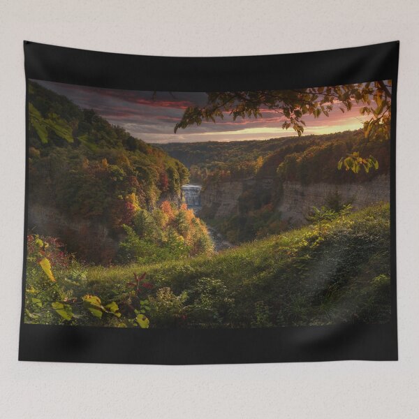 Item preview, Letchworth Upper Falls, New York designed and sold by Under The Radar Van.