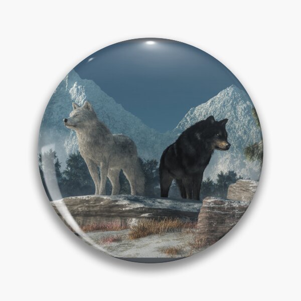 Item preview, White Wolf, Black Wolf designed and sold by Daniel Eskridge.
