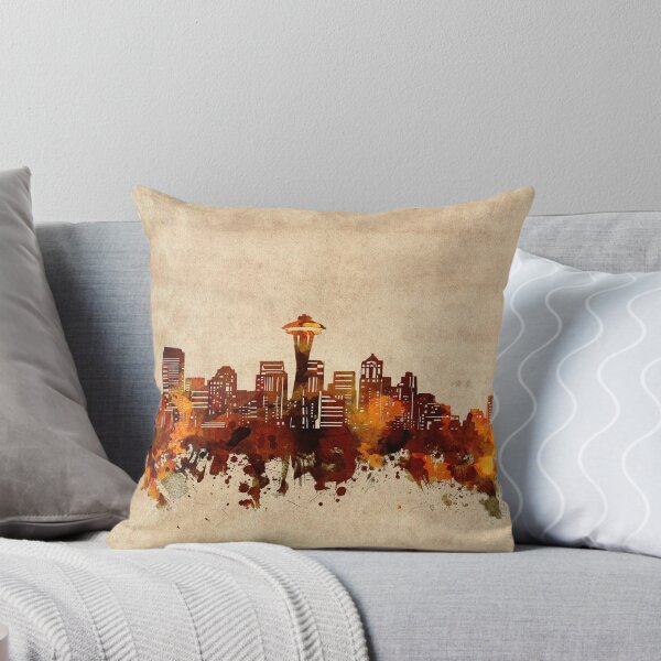 Item preview, seattle skyline vintage designed and sold by BekimART2.