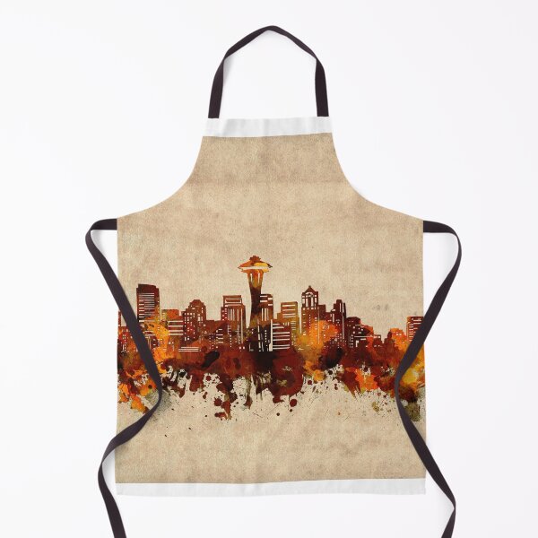 Item preview, seattle skyline vintage designed and sold by BekimART2.