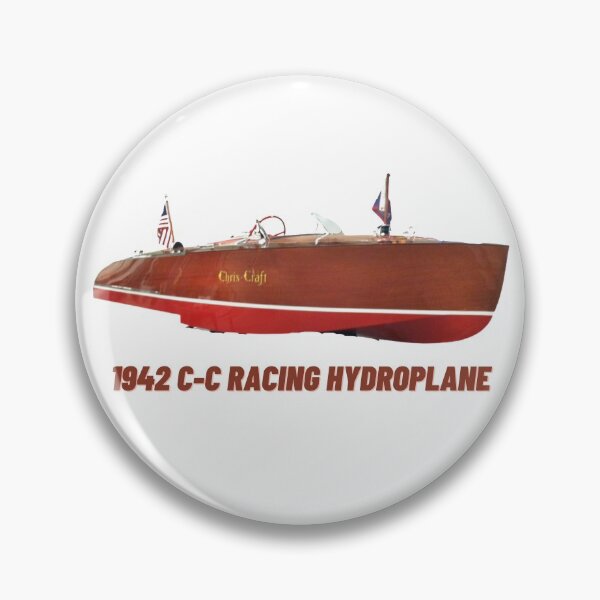 Item preview, 1942 CC 16ft. Racing Hydroplane fun tee designed and sold by RBOJCK.