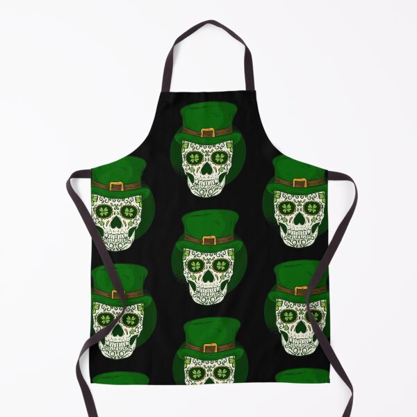 Item preview, st patricks mexican sugar skull designed and sold by Gossip Rag.