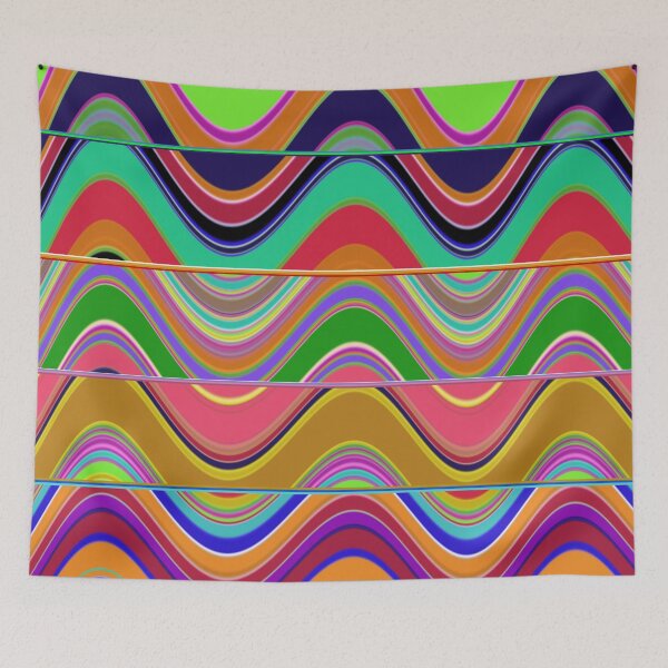 Item preview, Horizontal de ondas múltiples designed and sold by AMGImpressions.