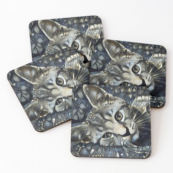 Item preview, Silver Kitten designed and sold by Peggy Collins.