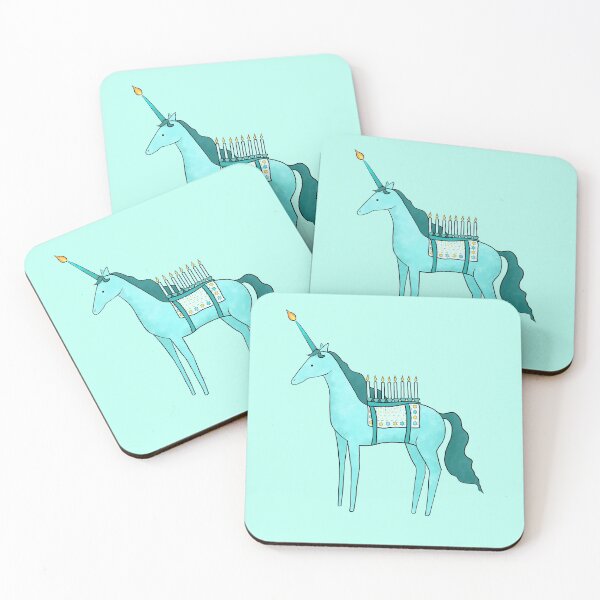Item preview, Hanukkah Unicorn designed and sold by GrousyGirl.