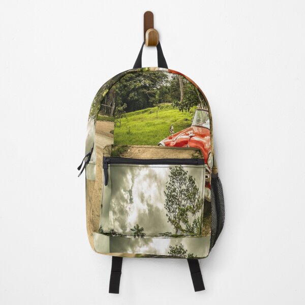 Item preview, cuba oldtimer old car forest red designed and sold by Shopini.
