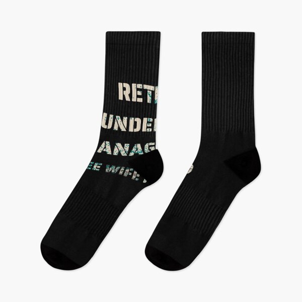 Item preview, Retired Under New Management See Wife for Details - Funny Retirement Gift designed and sold by GoldenHopeLux.