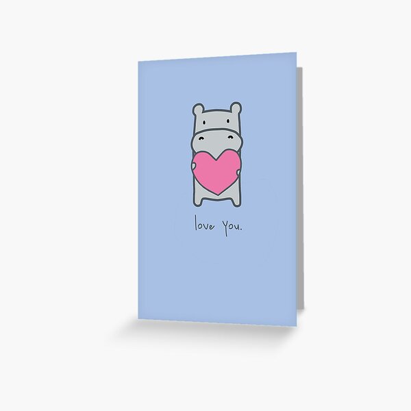 Item preview, Hippo Love designed and sold by first-draft.