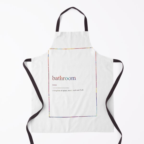 Item preview, BATHROOM 531 Watercolor Map Yoga Quote Definition designed and sold by vividpixelusa.
