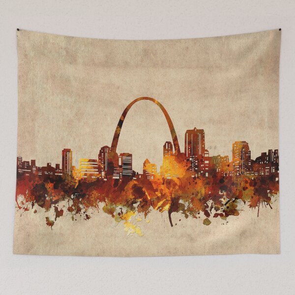 Item preview, st louis skyline vintage designed and sold by BekimART2.
