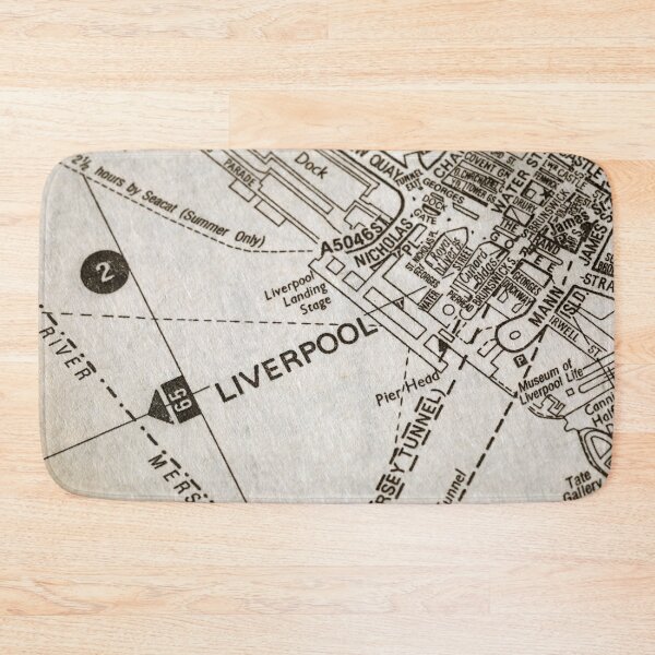 Item preview, Liverpool, Pier Head, Ferry map designed and sold by Local gifts from HotpixUK .
