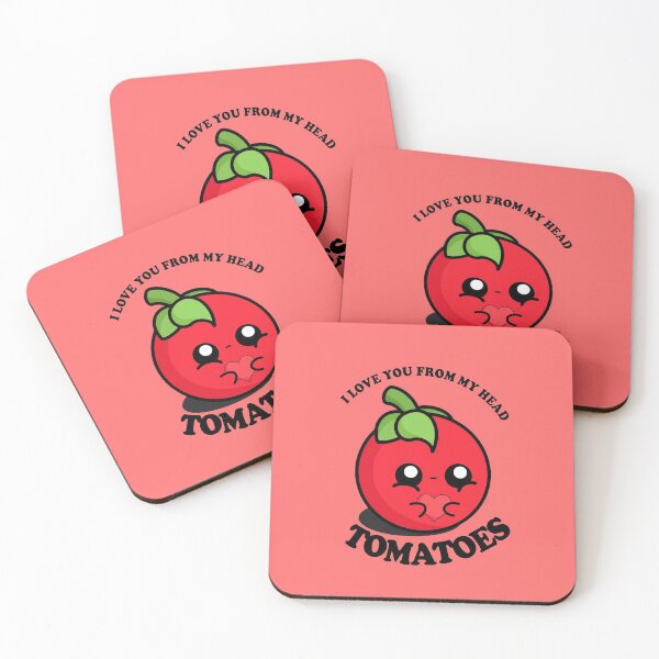Item preview, Cute Cartoon Tomato | I Love you from my Head Tomatoes designed and sold by cookingwithten.