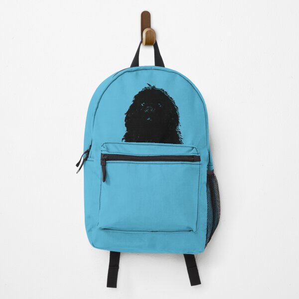 Item preview, Newfoundland Dog Head Blue designed and sold by Moonyflower.