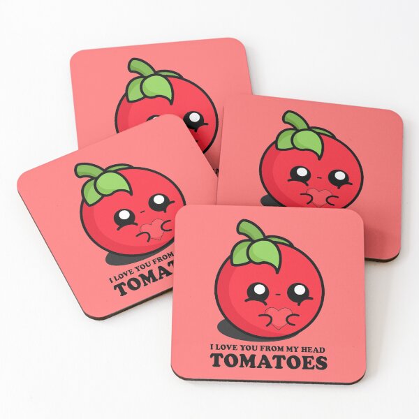Item preview, Cute Cartoon Tomato | I Love you from my Head Tomatoes designed and sold by cookingwithten.