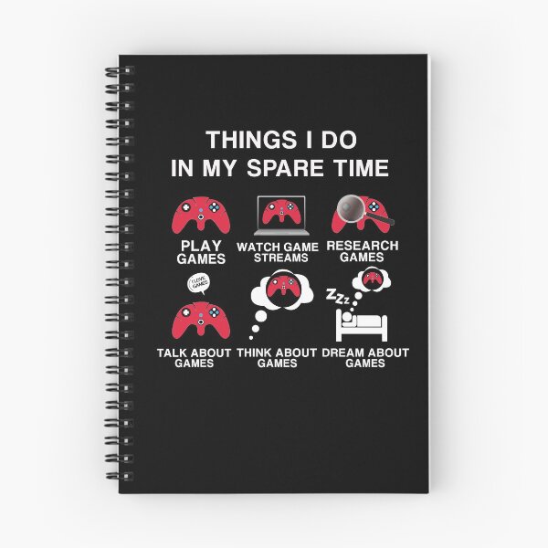 Item preview, THINGS I DO IN MY SPARE TIME FUNNY VIDEO GAMES GIFT FOR GAMERS BOYS AND GIRLS designed and sold by pedrored369.