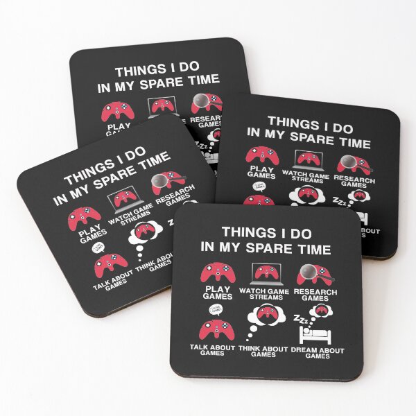 Item preview, THINGS I DO IN MY SPARE TIME FUNNY VIDEO GAMES GIFT FOR GAMERS BOYS AND GIRLS designed and sold by pedrored369.