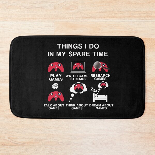 Item preview, THINGS I DO IN MY SPARE TIME FUNNY VIDEO GAMES GIFT FOR GAMERS BOYS AND GIRLS designed and sold by pedrored369.