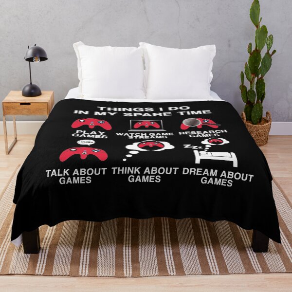 Item preview, THINGS I DO IN MY SPARE TIME FUNNY VIDEO GAMES GIFT FOR GAMERS BOYS AND GIRLS designed and sold by pedrored369.