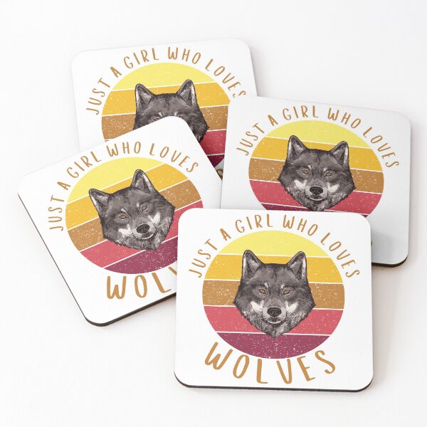 Item preview, Just A Girl Who Loves Wolves Design For the Wolf Lover designed and sold by giftsbyminuet.