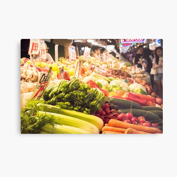 Item preview, Fresh Vegetables at Pike Place Market designed and sold by Doug Graybeal.