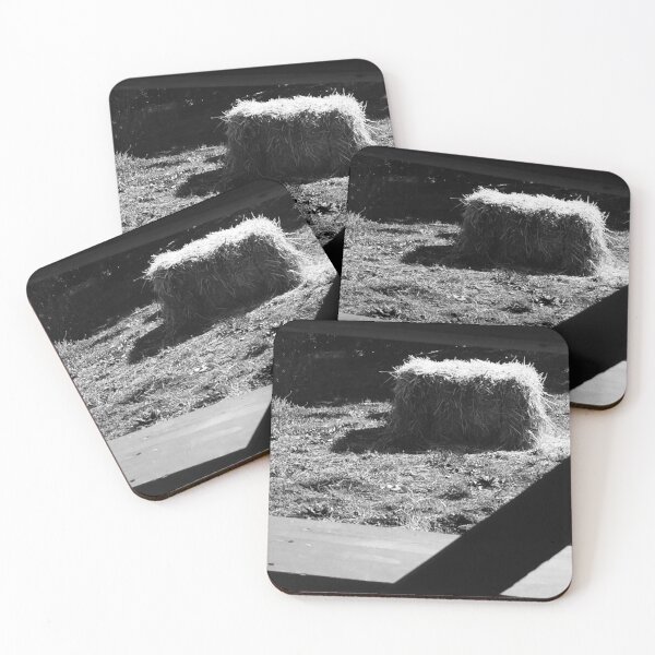 Item preview, Bail of hay (black and white) designed and sold by TM Art.