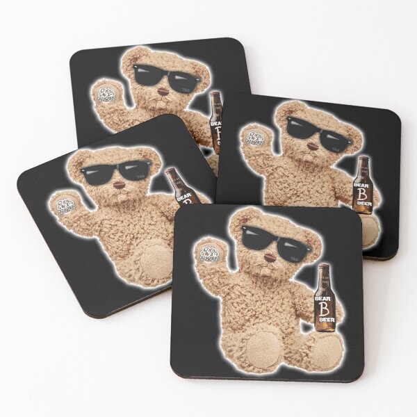 Item preview, Cool Teddy Bear Drinking a Beer - Teddy Bear  designed and sold by Twaingrant.