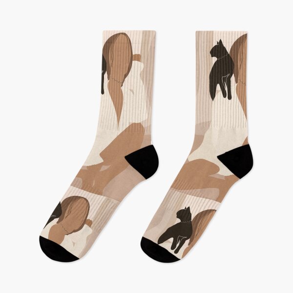 Item preview, Illustration of woman with pet cat designed and sold by Aesthetics Creation.