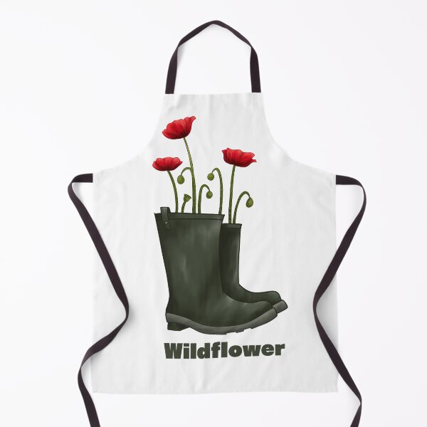 Item preview, Wildflower Rain Boot and Poppies  designed and sold by Krystal  Thomas.