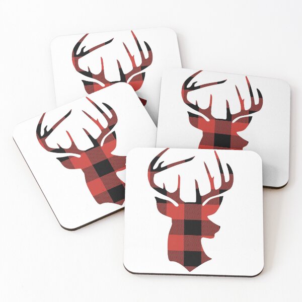 Item preview, Red Flannel Deer Hunting Buck Hunter designed and sold by DoctorWatsonArt.