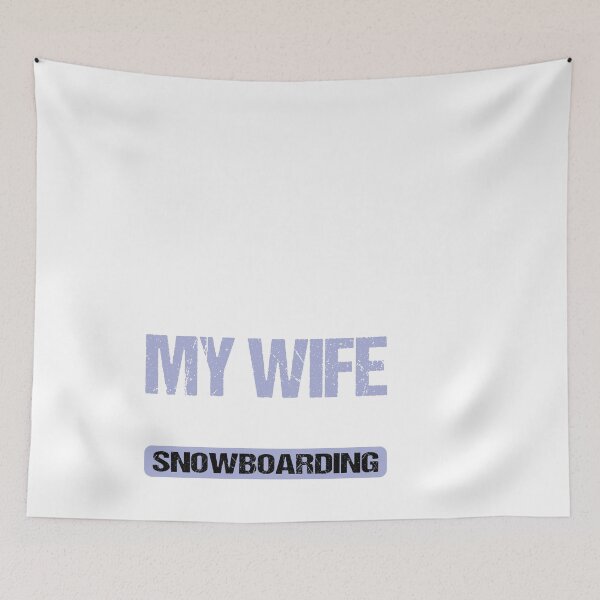 Item preview, Funny Snowboarding I Love It When My Wife Lets Me go Snowboarding designed and sold by Dream-bubble.