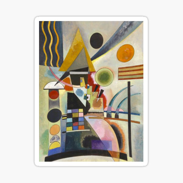 Wassily Kandinsky 4 se balançant Sticker