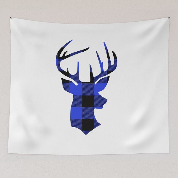 Item preview, Blue Flannel Deer Hunting Buck Hunter designed and sold by DoctorWatsonArt.