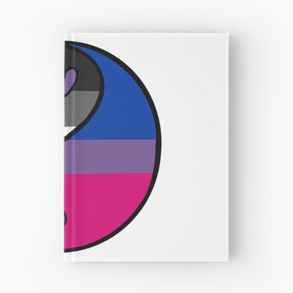 Item preview, Biromantic Asexual / Bi Ace Cute LGBTQ+ Pride Flag Yin Yang designed and sold by PepperThRealMVP.