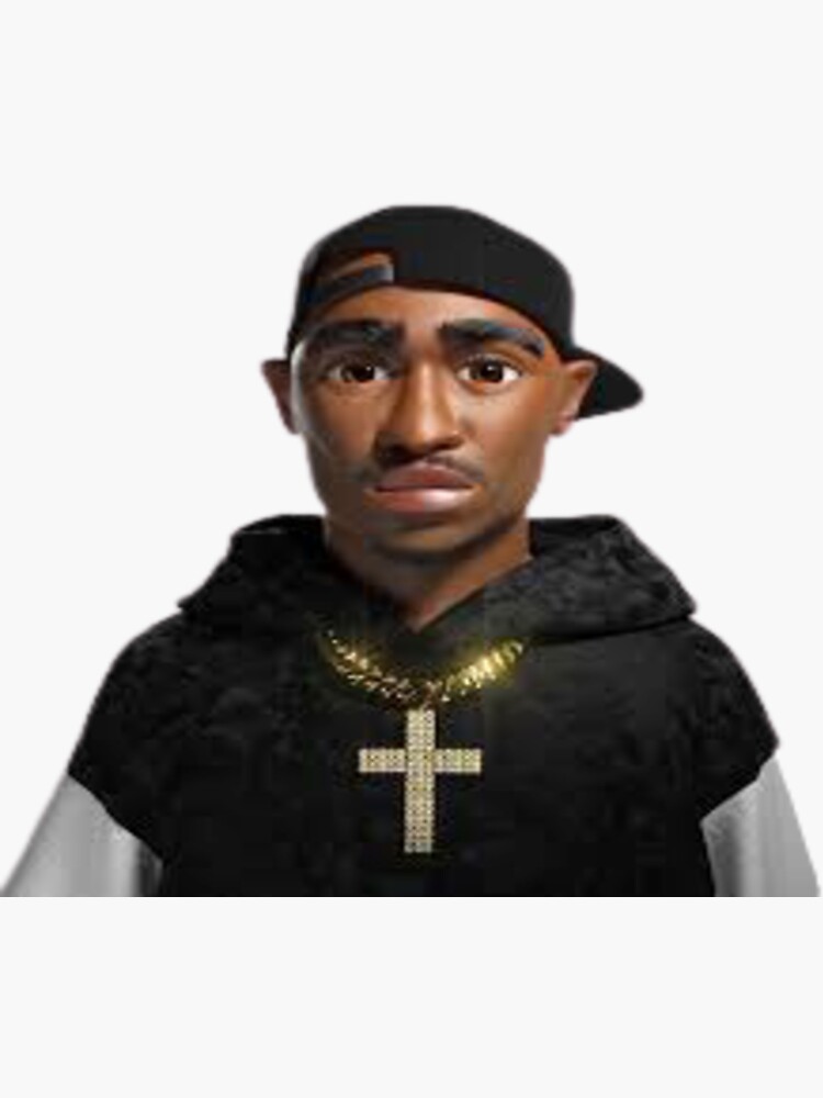 "Rapper cartoon" Sticker by factorenque Redbubble