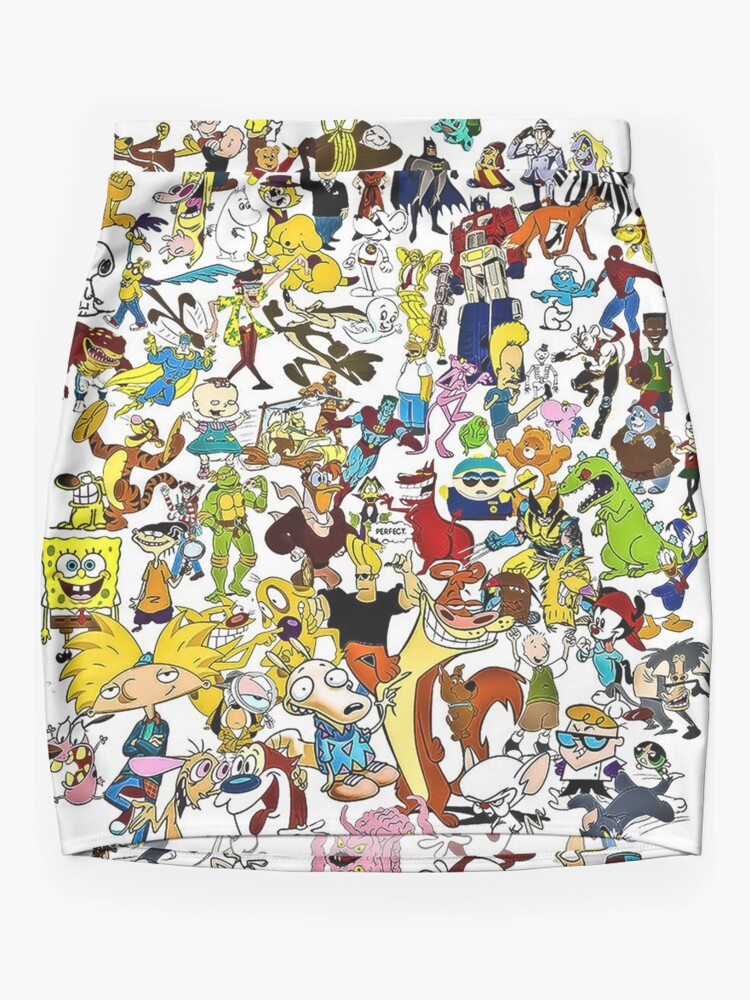 90s on sale cartoon skirt