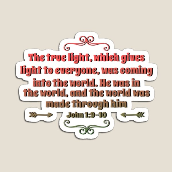 Item preview, Colecta de Navidad - La Luz Verdadera Venía al Mundo - Juan 1:9-10 designed and sold by SwordScripts.