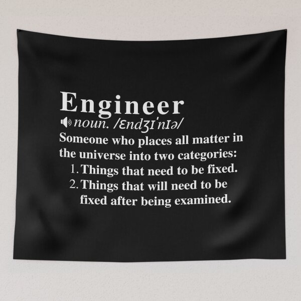 Item preview, Funny Engineer Definition designed and sold by mind-illusions.