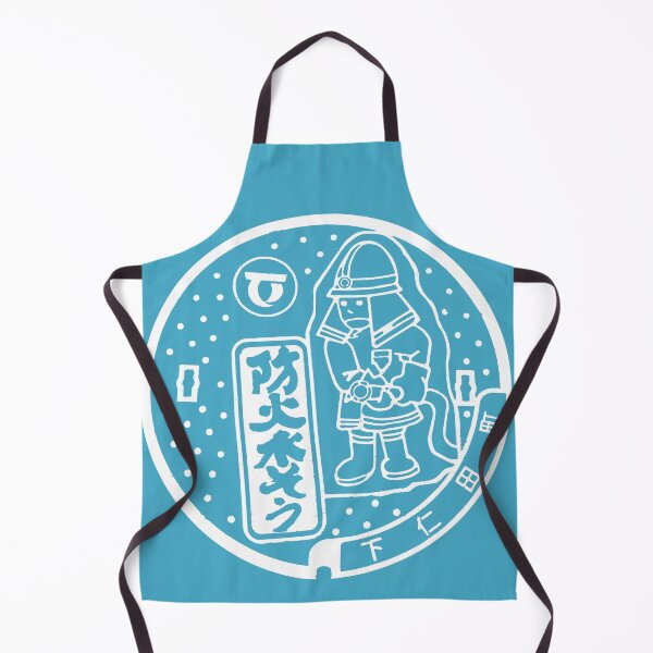 Item preview, Fireman in Japan depicted on a Manhole designed and sold by mattraski.