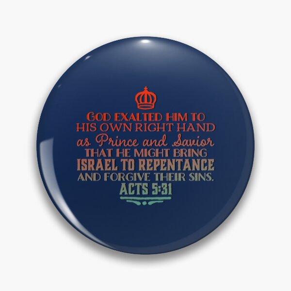 Item preview, Colecta de Navidad - Dios lo exaltó a su diestra como Príncipe y Salvador para llevar a Israel al arrepentimiento y perdonar sus pecados - Hechos 5:31 designed and sold by SwordScripts.