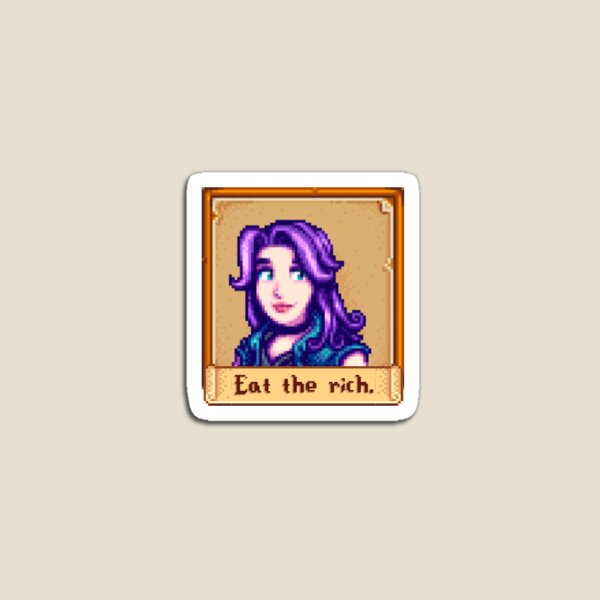 Aperçu de l'œuvre Stardew Valley Abigail Eat the Rich créée et vendue par SpawnOfOod.