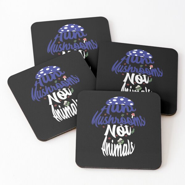 Item preview, Hunt Mushrooms Not Animals designed and sold by PrintBrint.