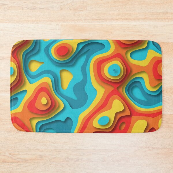 Item preview, Vibrant Abstract  counter line 3d paper pattern designed and sold by Daniel Lomelí.