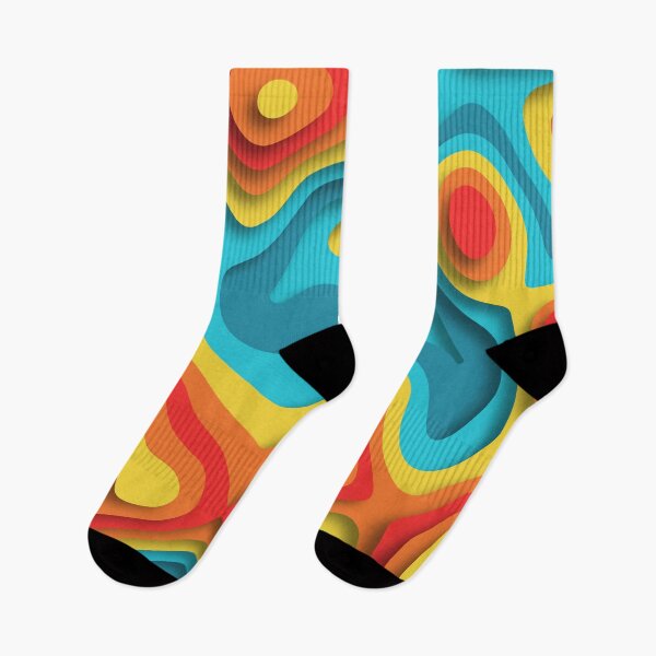 Item preview, Vibrant Abstract  counter line 3d paper pattern designed and sold by Daniel Lomelí.
