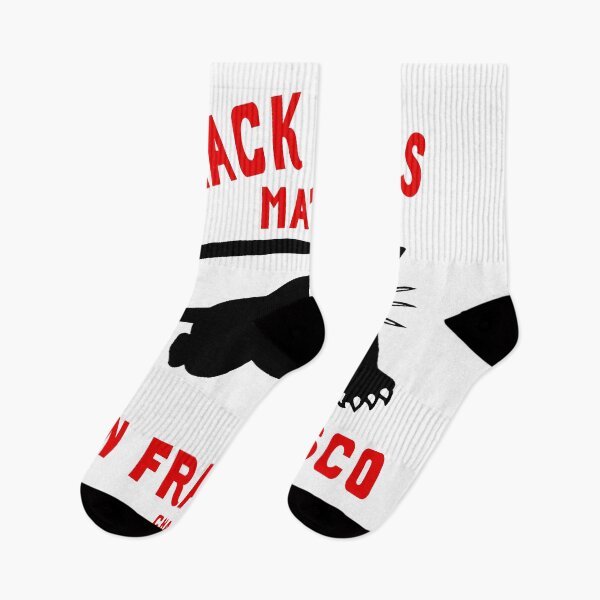 Item preview, BLACK LIVES MATTER: 'SAN FRANCISCO Chapter': Original Black with Red Text on Cream designed and sold by Day Chapman.
