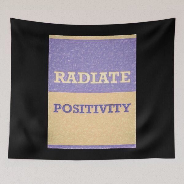 Item preview, "Radiate Positivity Motivational Quote designed and sold by AlanPhotoArt.